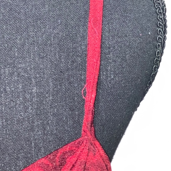 Red and black slinky Stretchy form-fitting Y2K. Dress. - Picture 5 of 6